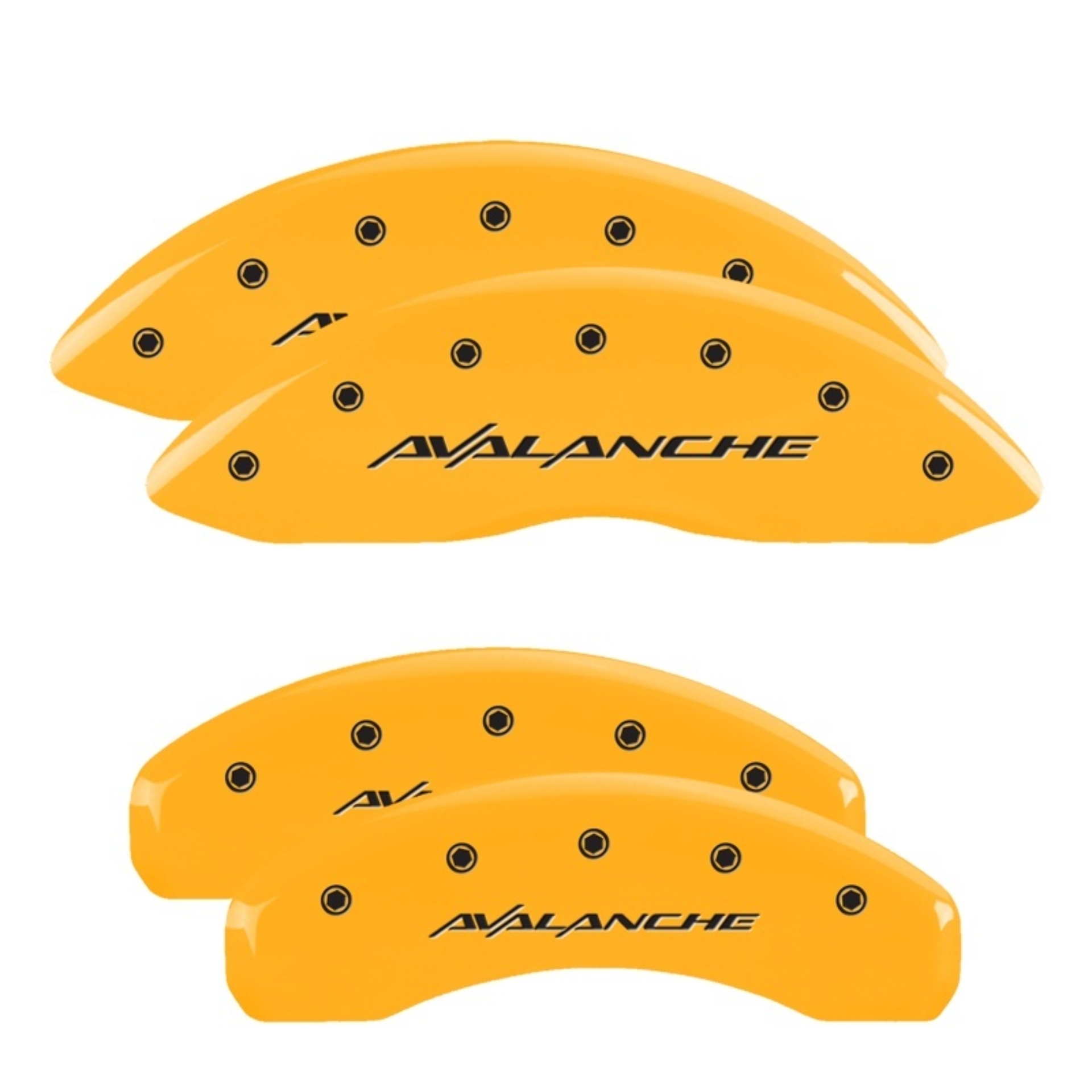 Picture of MGP Caliper Covers 4 Logo - 14002SAVLYL