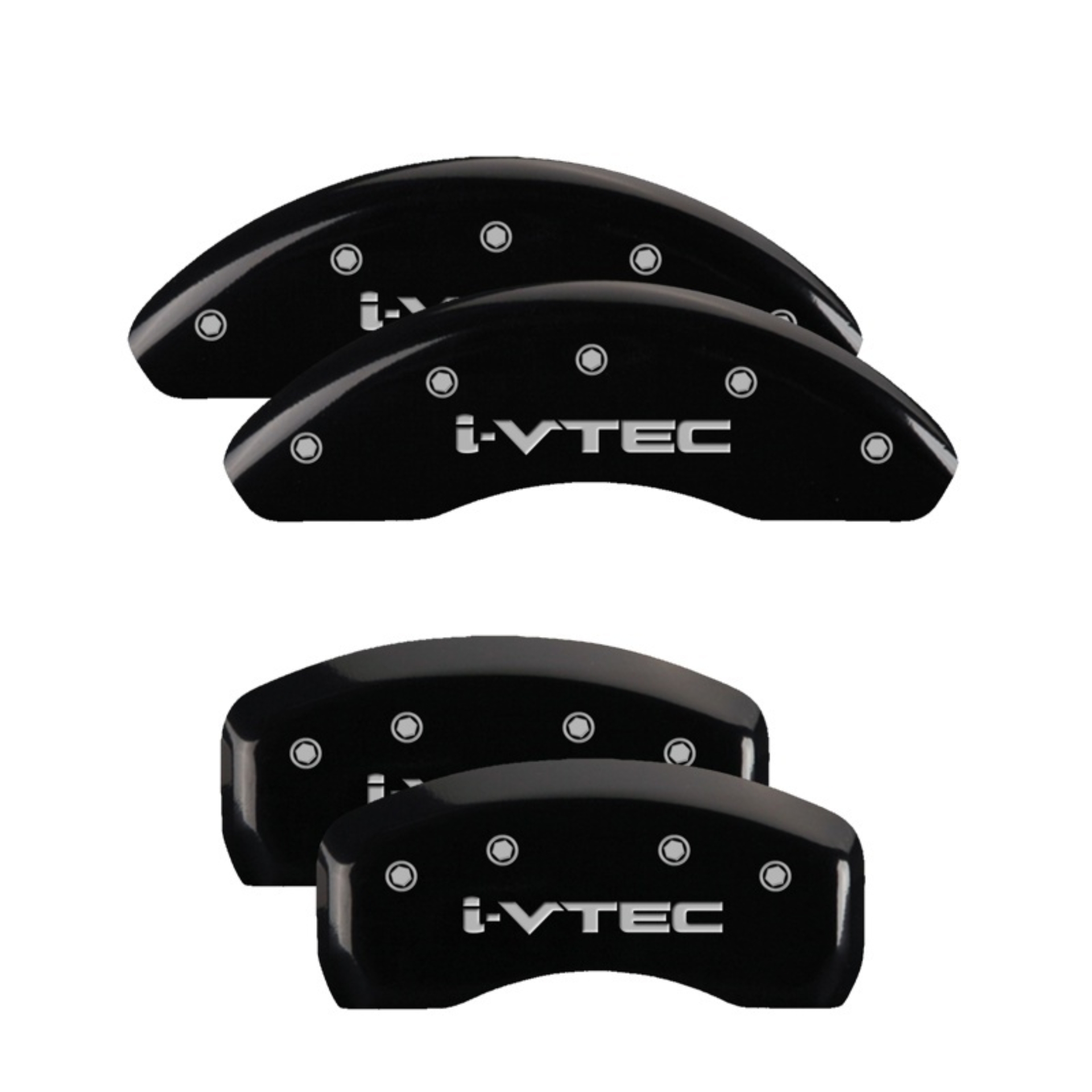 Picture of MGP Caliper Covers 4 Logo - 20223SIVTBK