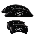Picture of MGP Caliper Covers 4 Logo - 21191SCRKBK
