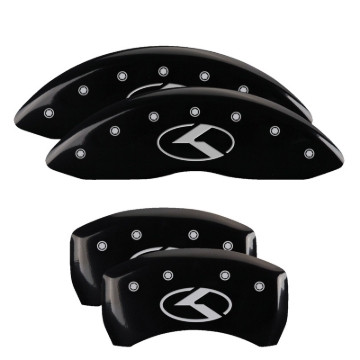 Picture of MGP Caliper Covers 4 Logo - 21191SCRKBK