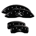 Picture of MGP Caliper Covers 4 Logo - 21192SCRKBK