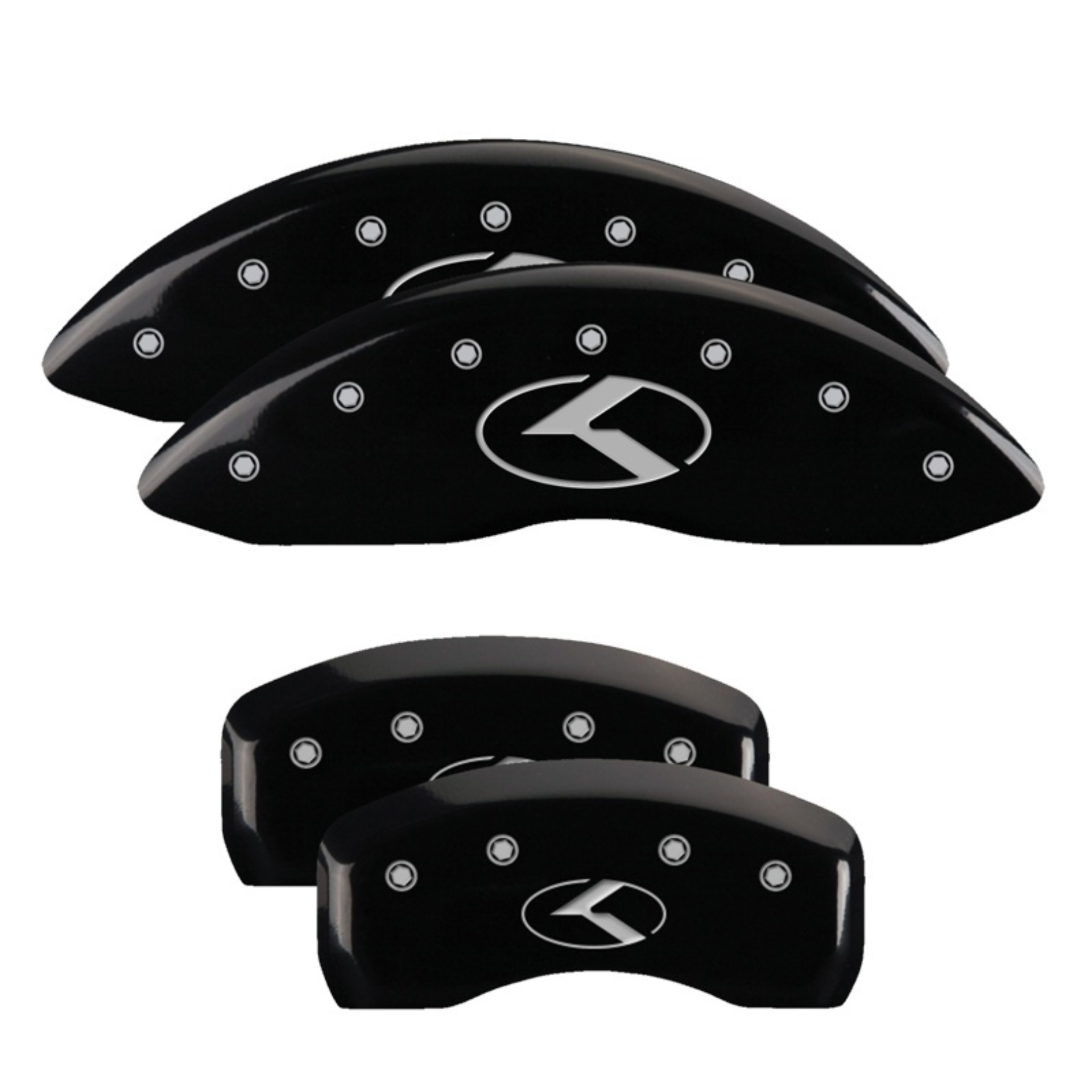 Picture of MGP Caliper Covers 4 Logo - 21192SCRKBK