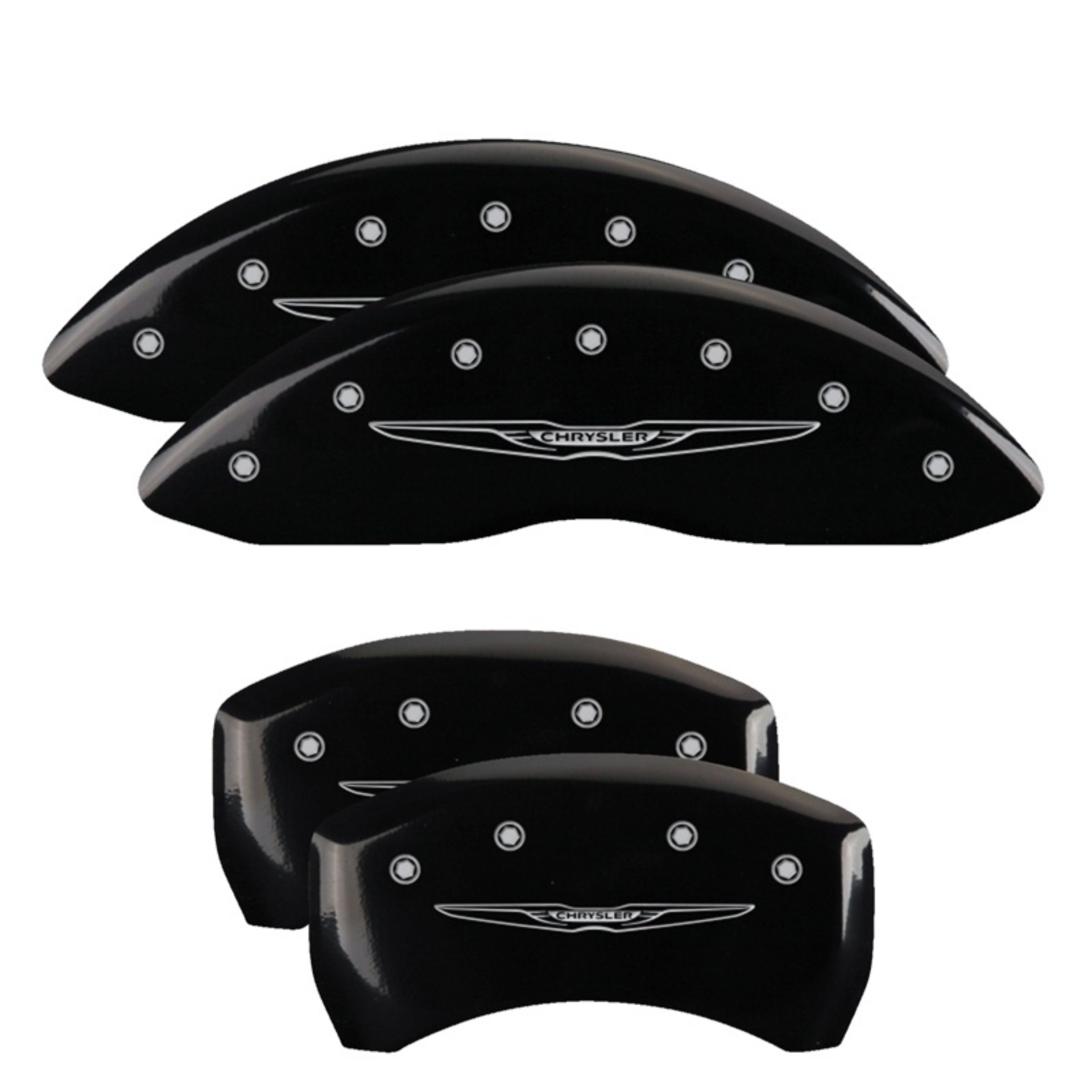 Picture of MGP Caliper Covers 4 Logo - 32025SCW2BK