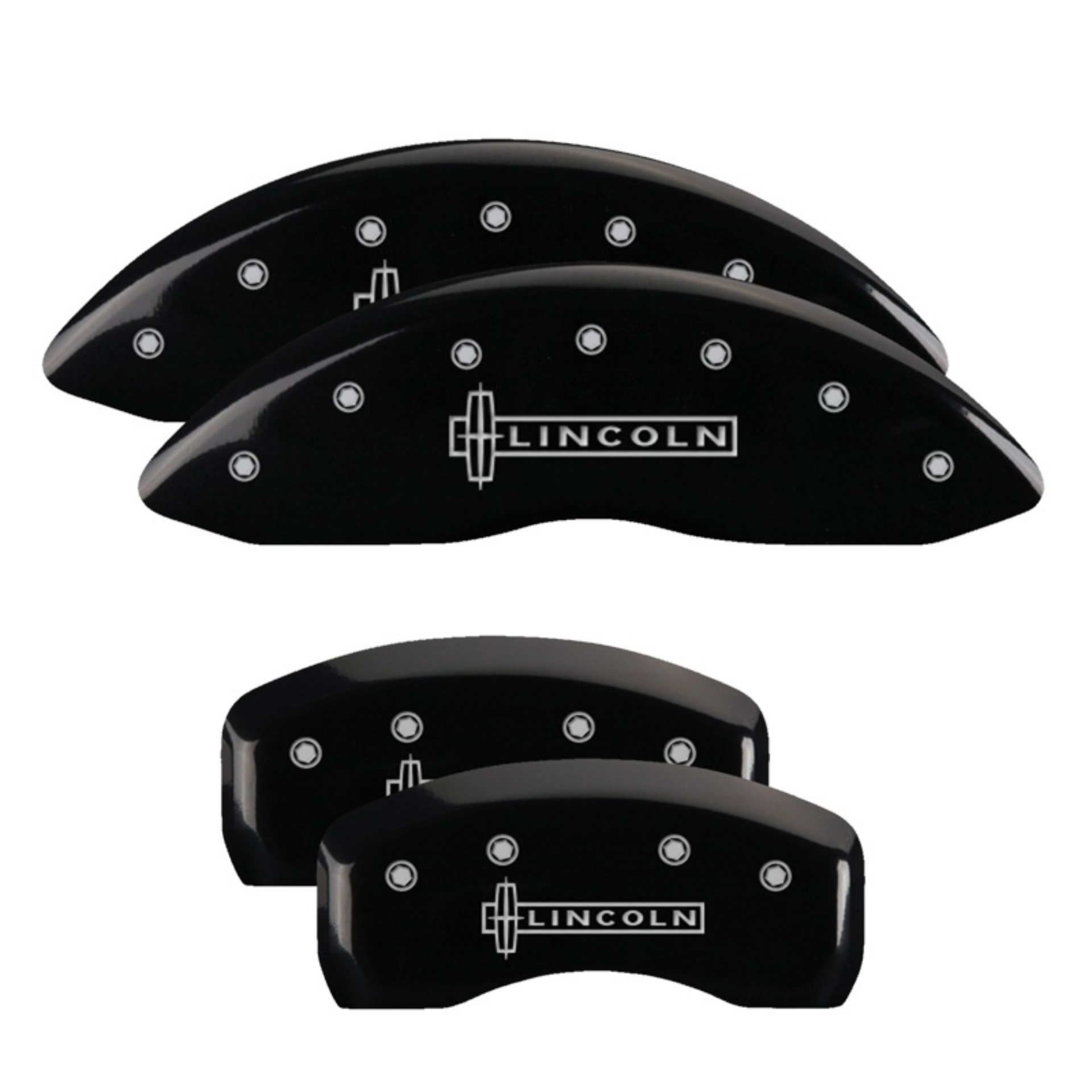 Picture of MGP Caliper Covers 4 Logo - 36024SLCNBK