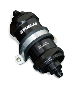 Picture of Fuelab FLB 818 In-Line Fuel Filter - 81812-1