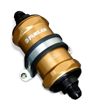 Picture of Fuelab FLB 818 In-Line Fuel Filter - 81821-5