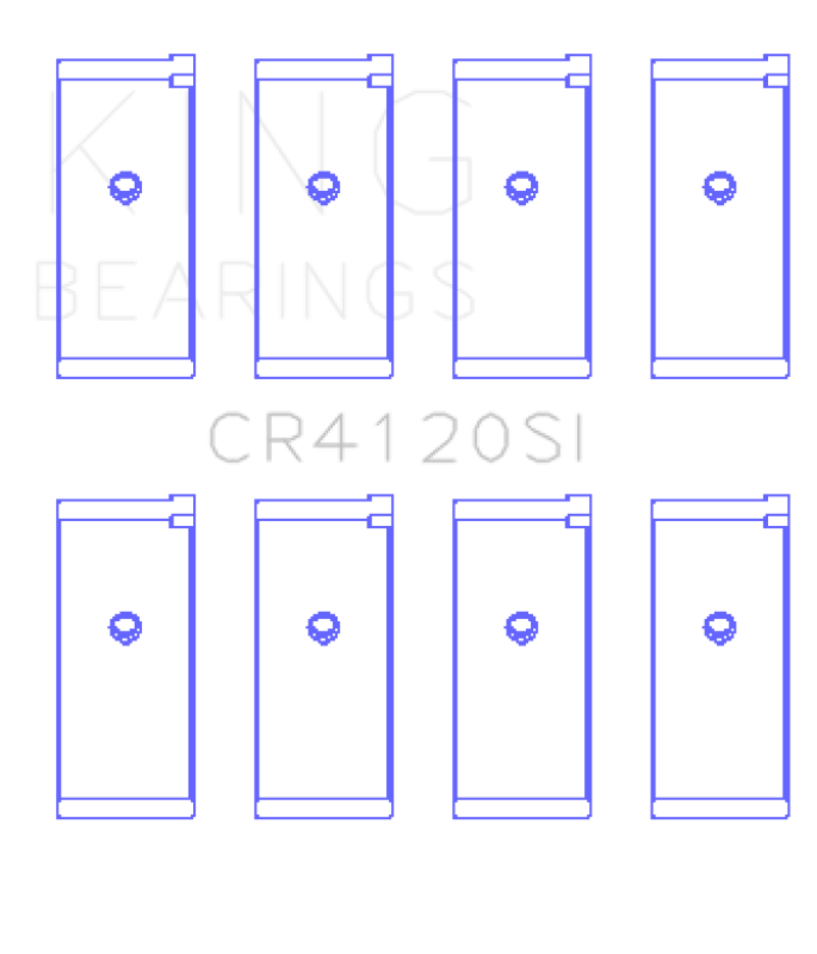 Picture of King Engine Bearings KING Connecting Rod Bearings - CR4120SI0.5