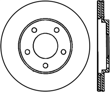 Picture of Sport Slotted Cryo Brake Rotor; Rear Right