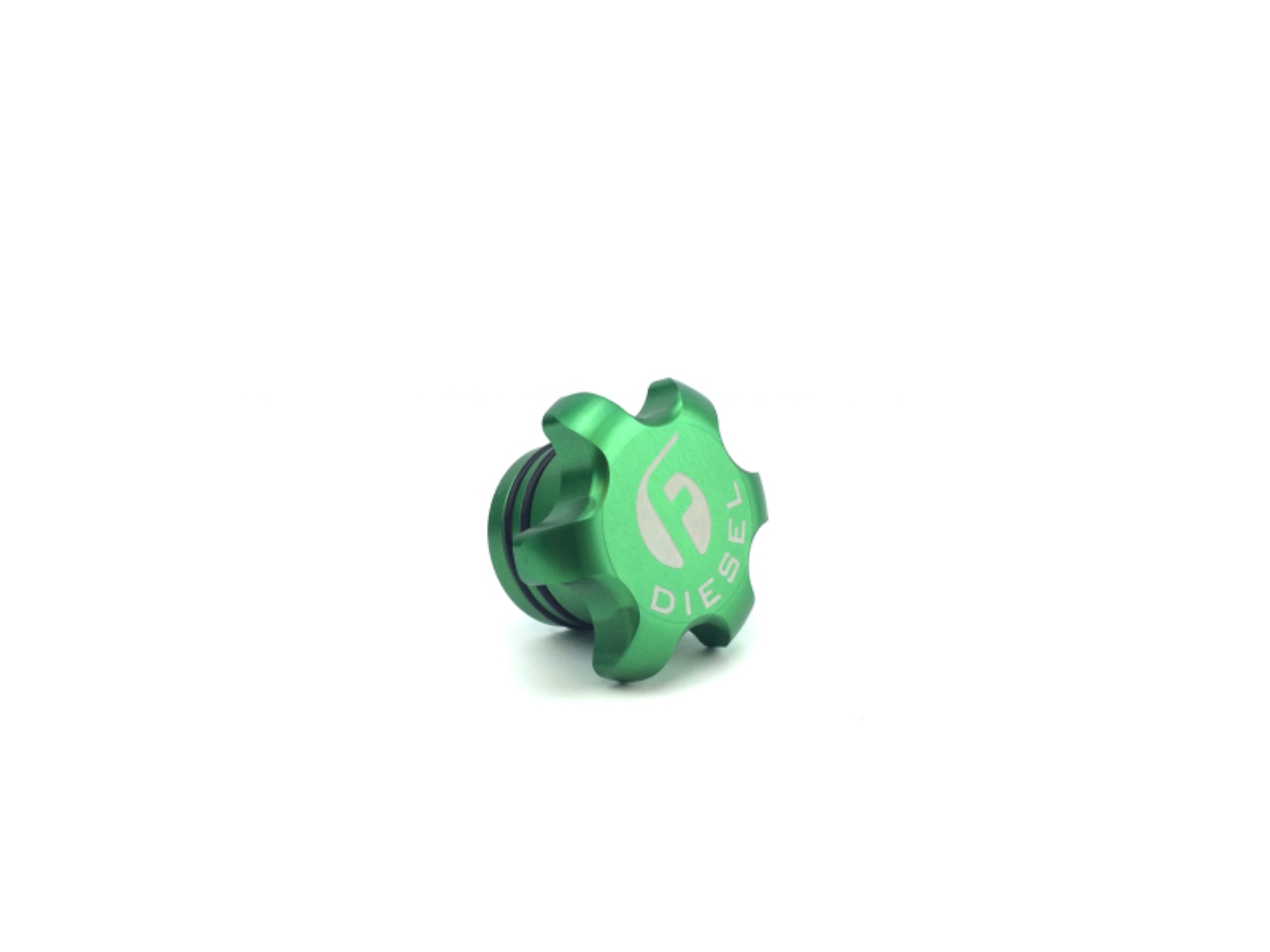 Picture of Fleece Performance FPE Billet Fuel Caps - FPE-FC-1316-GRN