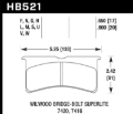 Picture of Hawk Performance HAWK HP+ Brake Pad Sets - HB521N.650
