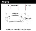 Picture of Hawk Performance HAWK LTS Brake Pads - HB556Y.710
