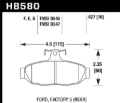 Picture of Hawk Performance HAWK HPS Brake Pad Sets - HB580F.627