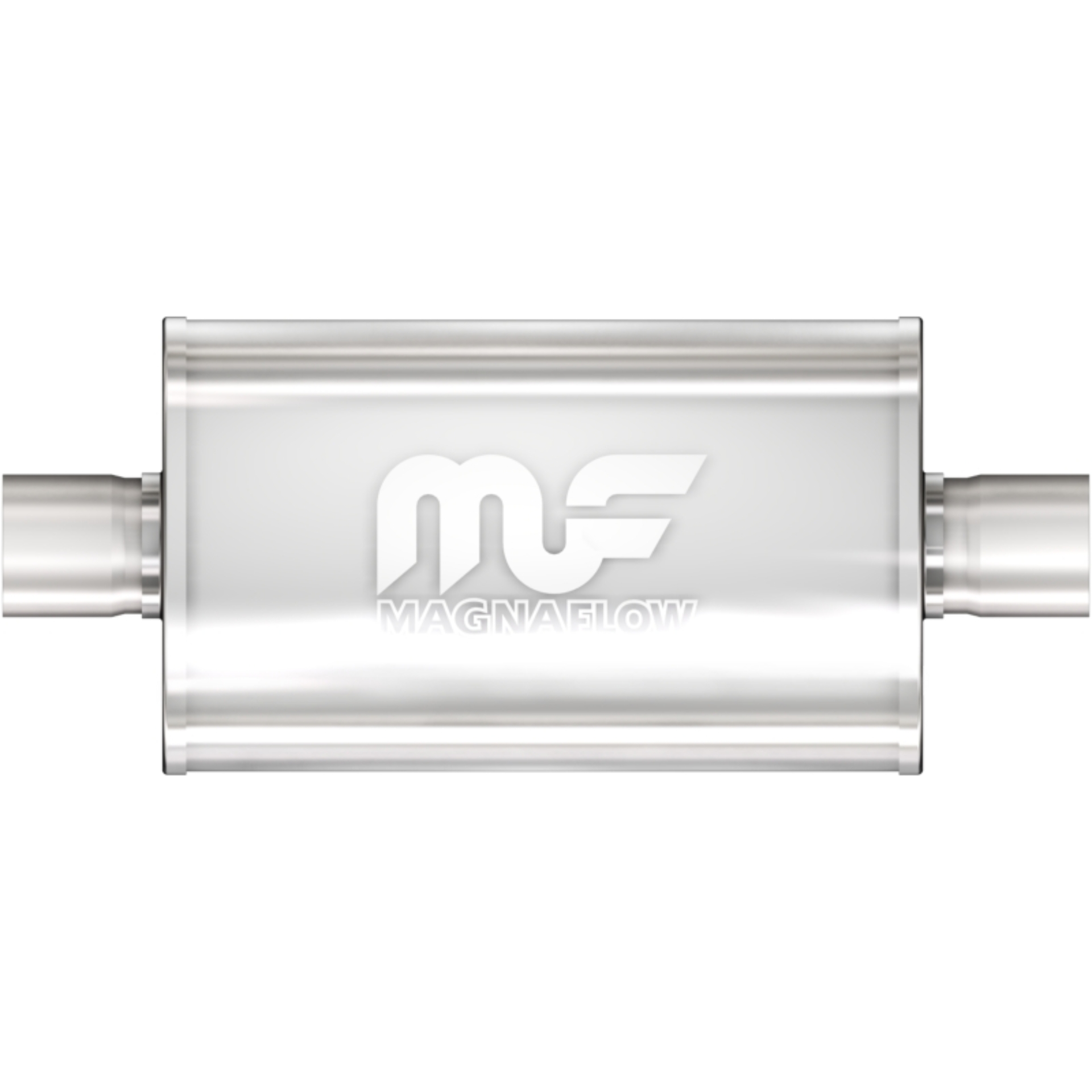 Picture of 3.5 in/3.5 in Center/Center; 5 in x 14 in x 8 in Body Muffler 14151