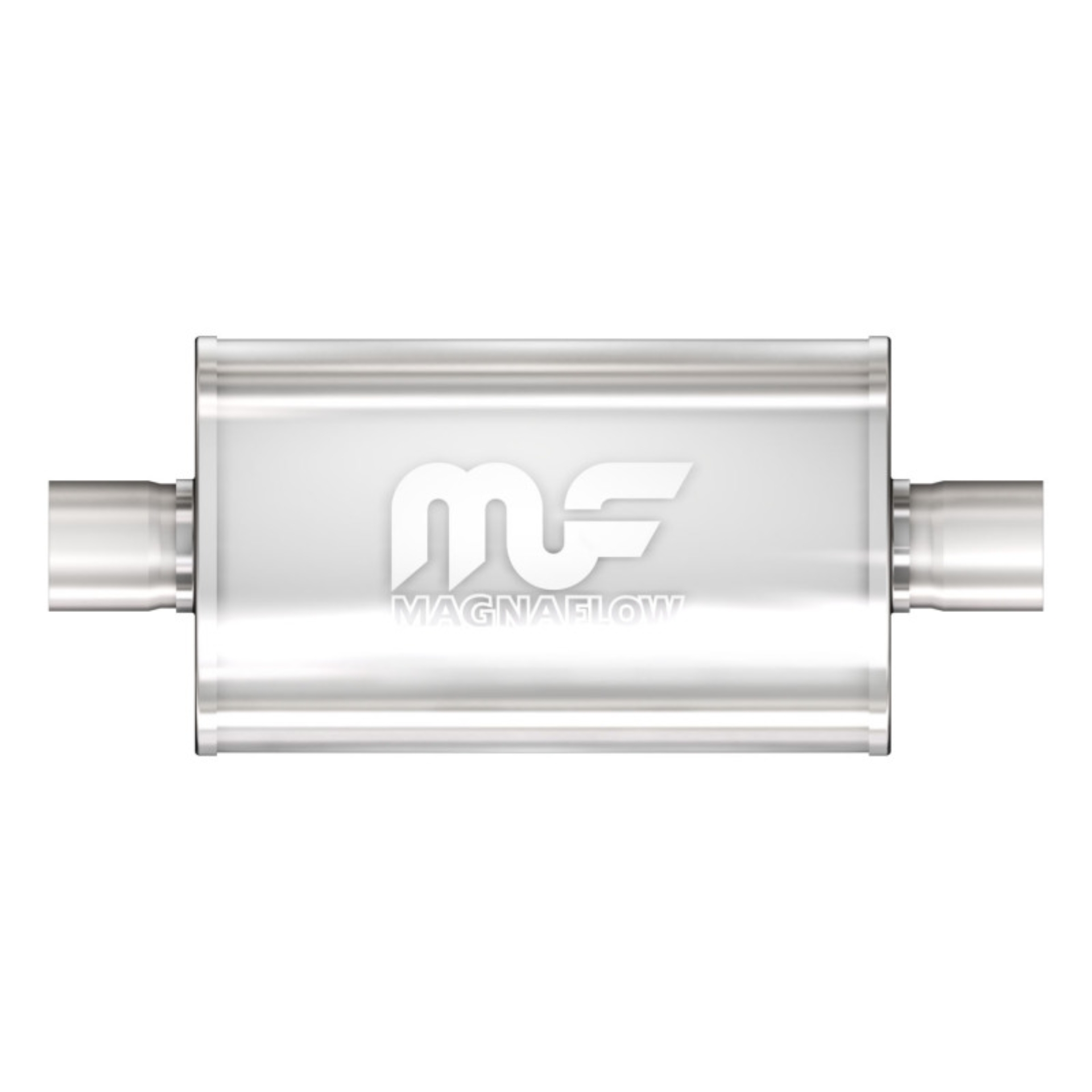 Picture of 4 in/4 in Center/Center; 5 in x 14 in x 8 in Body Muffler 14153