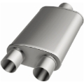 Picture of 3 in/2.5 in Center/Dual; 5 in x 14 in x 8 in Body Muffler 12198