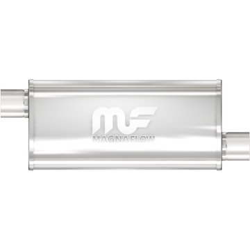 Picture of 2.5 in/2.5 in Offset/Offset; 5 in x 14 in x 8 in Body Muffler 14236