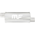 Picture of 2.5 in/2.5 in Offset/Offset; 6 in x 14 in x 6 in Body Muffler 12636