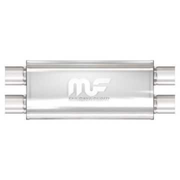 Picture of 2.5 in/2.5 in Dual/Dual; 5 in x 18 in x 8 in Body Muffler 14468