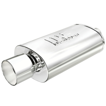Picture of 2.25 in/4 in Center/Center; 5 in x 14 in x 8 in Body Muffler 14832