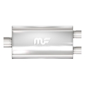 Picture of 4 in/3 in Center/Dual; 5 in x 22 in x 11 in Body Muffler 12594