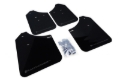 Picture of Rally Armor RAL UR Blk Flap/Grey Logo Mud Flaps - MF1-UR-BLK/GRY