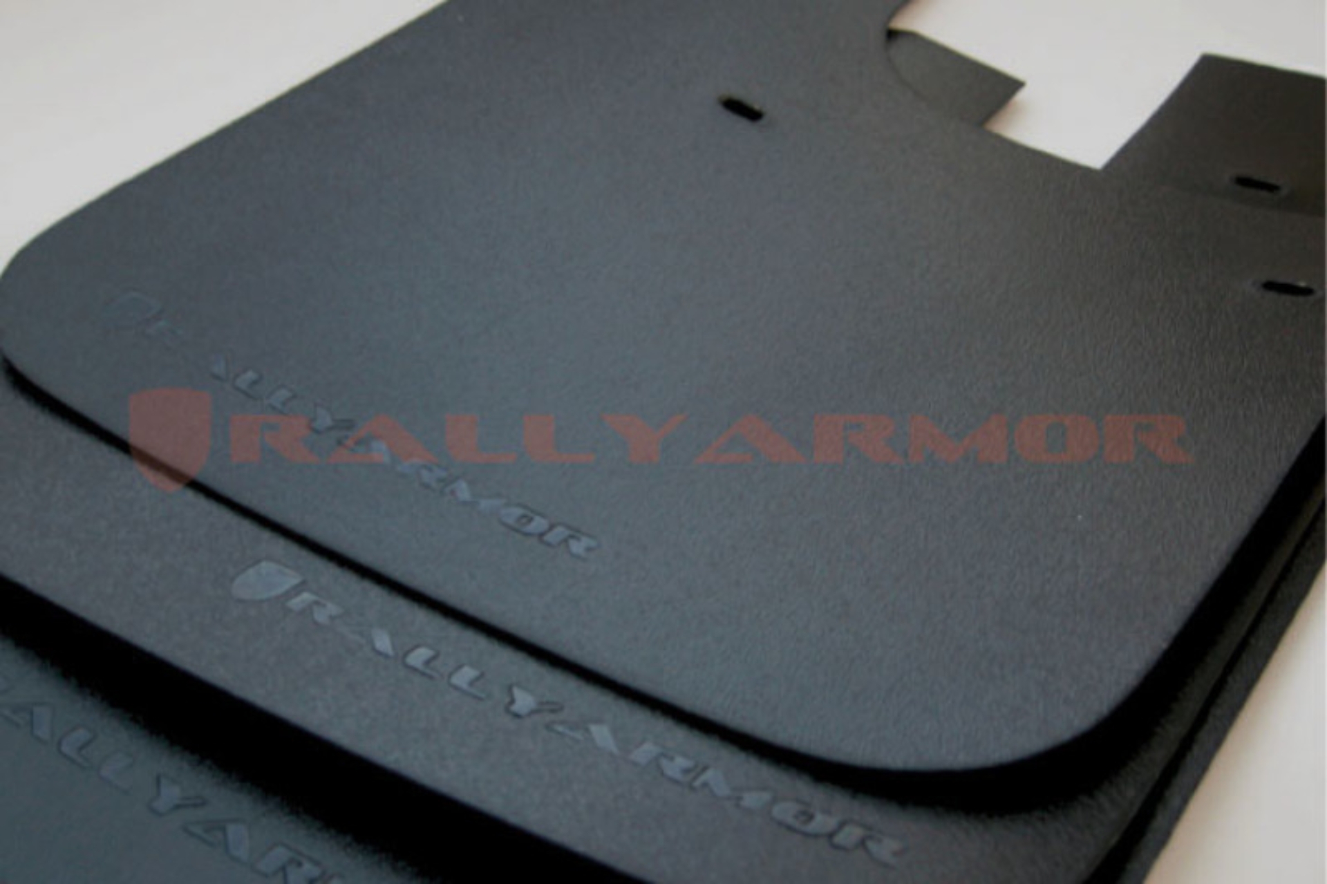 Picture of Rally Armor RAL Basic Blk Flap/Blk Logo Mud Flaps - MF2-BAS-BLK