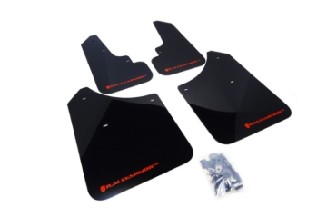 Picture of Rally Armor RAL UR Blk Flap/Rd Logo Mud Flaps - MF5-UR-BLK/RD