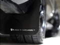 Picture of Rally Armor RAL UR Blk Flap/Wht Logo Mud Flaps - MF6-UR-BLK/WH