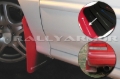 Picture of Rally Armor RAL UR Red Flap/Wht Logo Mud Flaps - MF2-UR-RD/WH