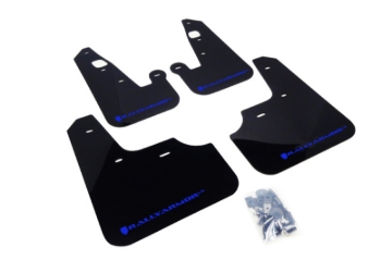 Picture of Rally Armor RAL UR Blk Flap/Blue Logo Mud Flaps - MF8-UR-BLK/BL