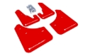 Picture of Rally Armor RAL UR Red Flap/Wht Logo Mud Flaps - MF9-UR-RD/WH