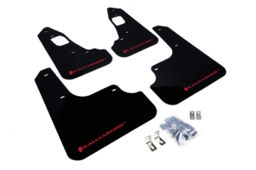 Picture of Rally Armor RAL UR Blk Flap/Rd Logo Mud Flaps - MF10-UR-BLK/RD