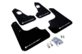 Picture of Rally Armor RAL UR Blk Flap/Wht Logo Mud Flaps - MF10-UR-BLK/WH