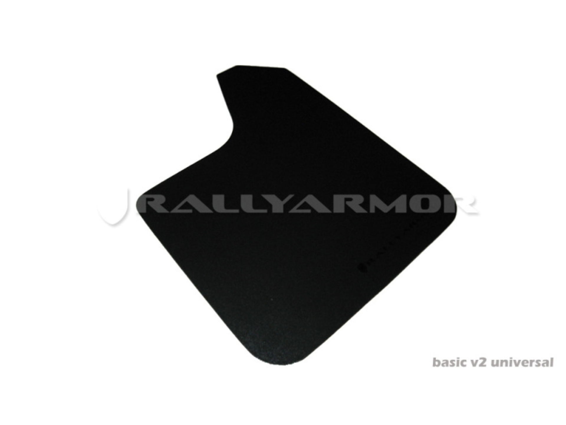 Picture of Rally Armor RAL Basic Blk Flap/Blk Logo Mud Flaps - MF12-BAS-BLK