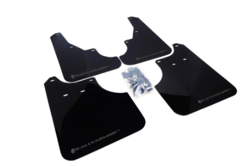 Picture of Rally Armor RAL UR Blk Flap/Grey Logo Mud Flaps - MF11-UR-BLK/GRY