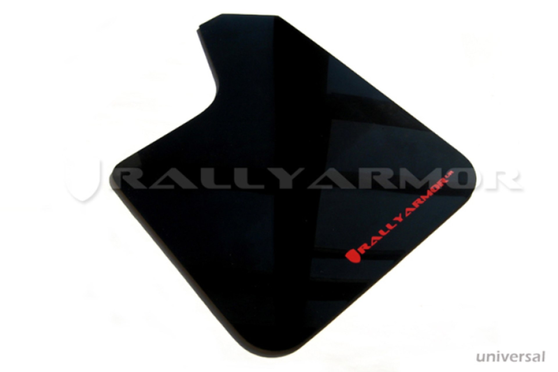 Picture of Rally Armor RAL UR Blk Flap/Rd Logo Mud Flaps - MF12-UR-BLK/RD