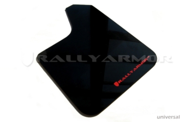 Picture of Rally Armor RAL UR Blk Flap/Rd Logo Mud Flaps - MF12-UR-BLK/RD