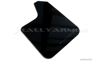 Picture of Rally Armor RAL UR Blk Flap/Grey Logo Mud Flaps - MF12-UR-BLK/GRY