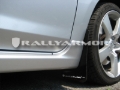 Picture of Rally Armor RAL UR Red Flap/Wht Logo Mud Flaps - MF9-UR-RD/WH