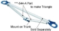 Picture of Cusco CUS OS-T Rear Strut Bars - 195 544 A