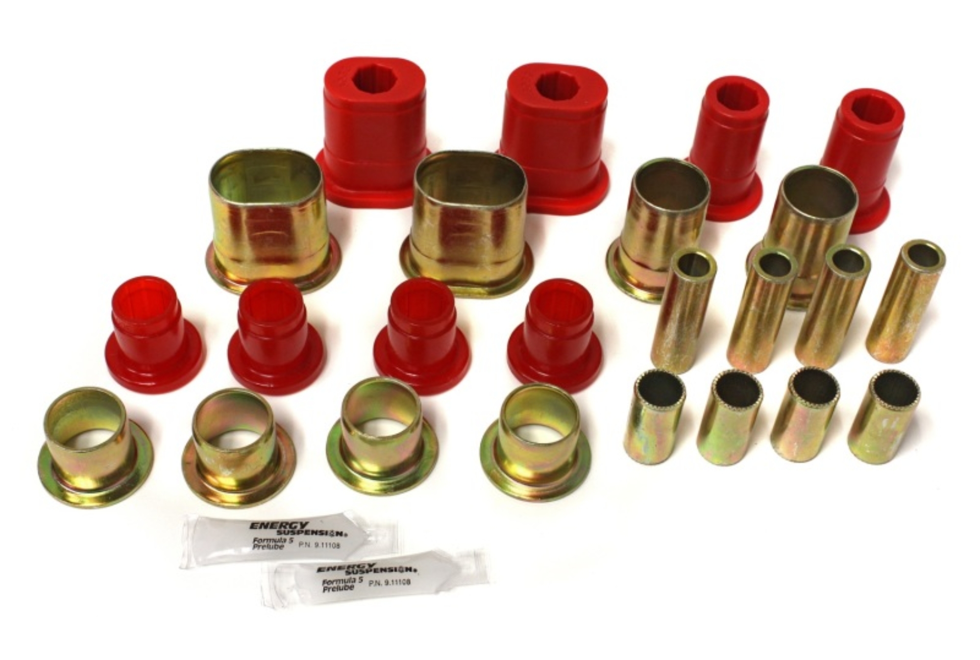 Picture of Energy Suspension ES Cntrl Arm Bushings-Red Front Bushing Kits - 3.3172R