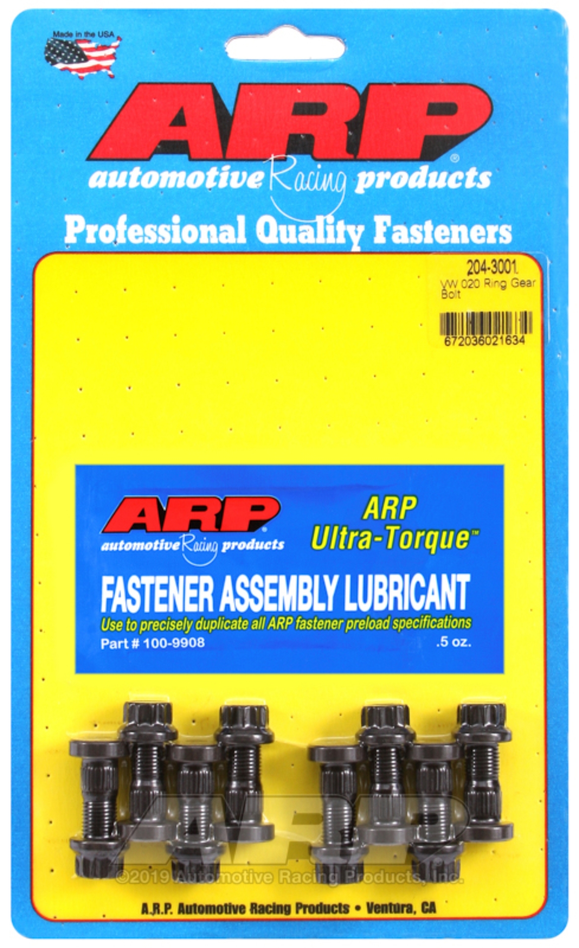 Picture of ARP Ring Gear Bolt Kits Hardware Kits - 204-3001