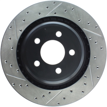 Picture of Sport Drilled & Slotted Brake Rotor; Rear Right