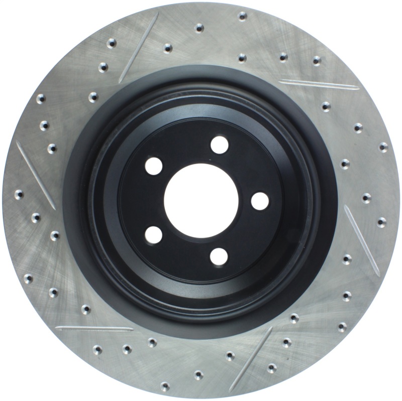 Picture of Sport Drilled & Slotted Brake Rotor; Rear Left