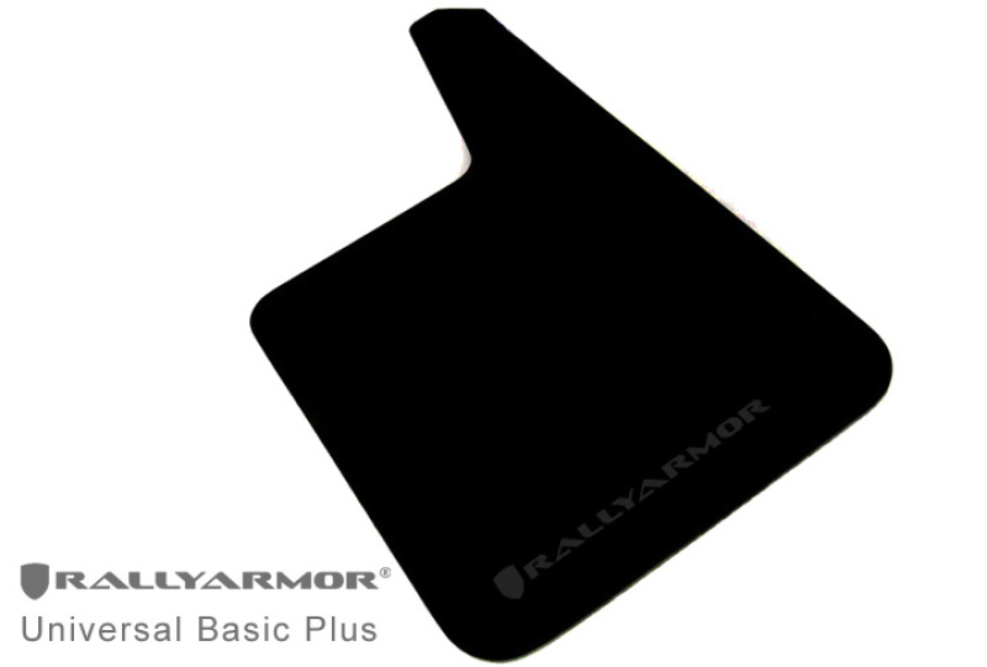 Picture of Rally Armor RAL Basic Blk Flap/Blk Logo Mud Flaps - MF20-BAS-BLK