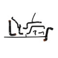 Picture of Mishimoto MM Silicone Hose-Radiator Radiator Hoses - MMHOSE-VR6-92BK