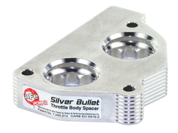 Picture of aFe Silver Bullet TBS Throttle Body Spacers - 46-34004