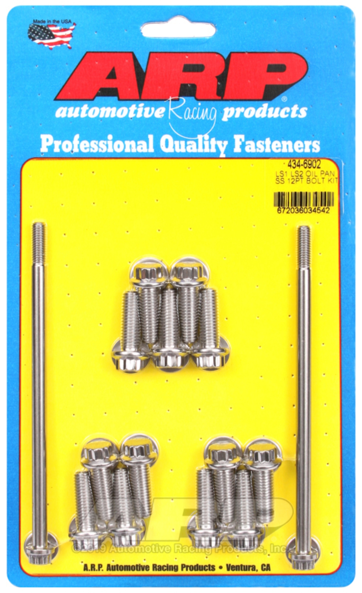Picture of ARP Oil Pan Bolt Kits Hardware Kits - 434-6902