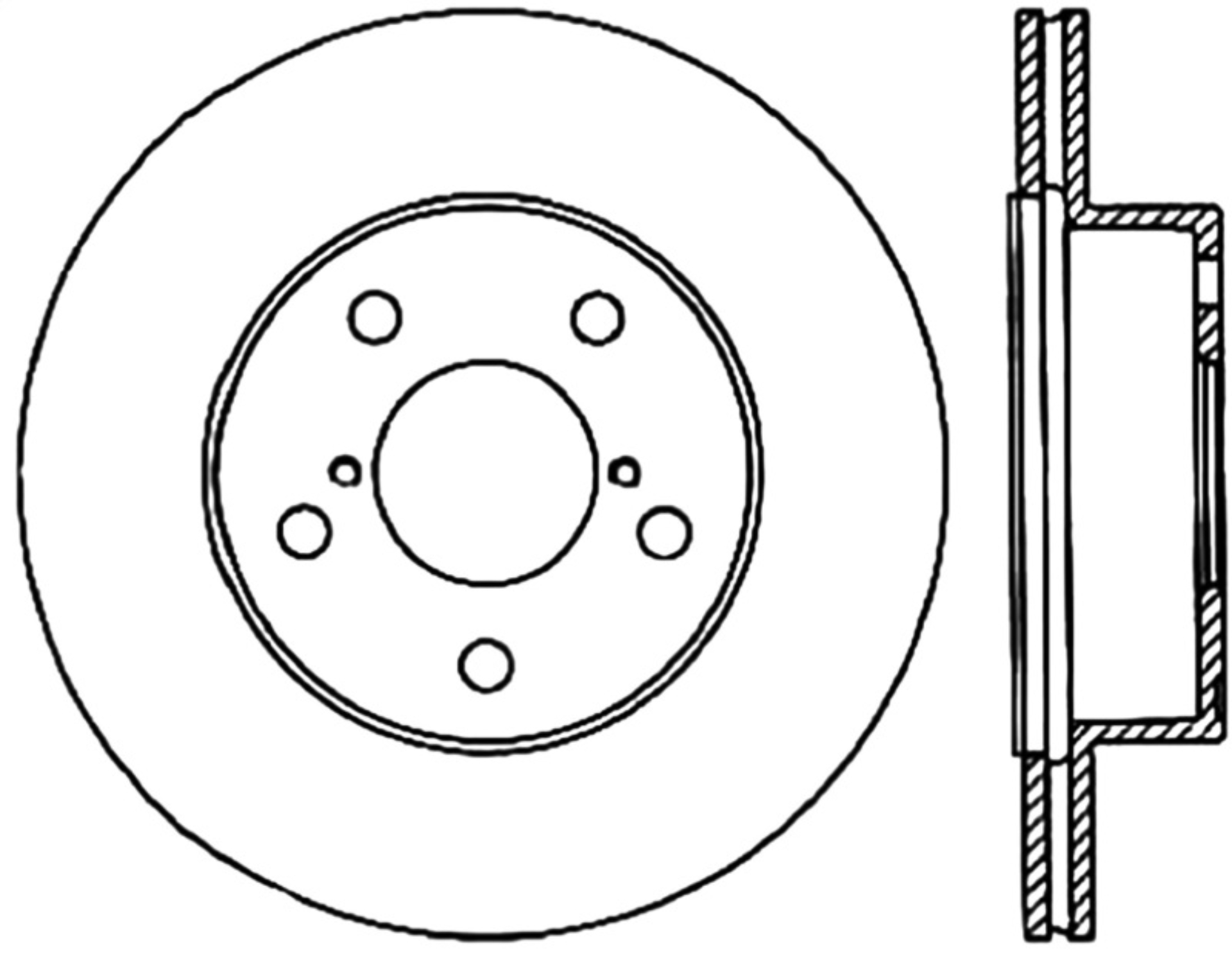 Picture of Sport Drilled & Slotted Brake Rotor; Rear Left
