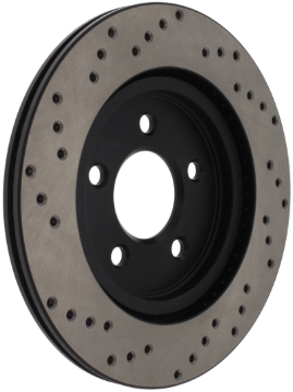 Picture of Sport Cross Drilled Brake Rotor; Rear Left
